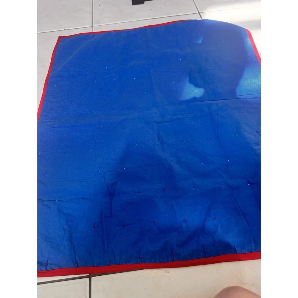 Vintage Handmade Blue Biker Pigs Hogs On Motorcycles Quilt Baby Kids 37x32